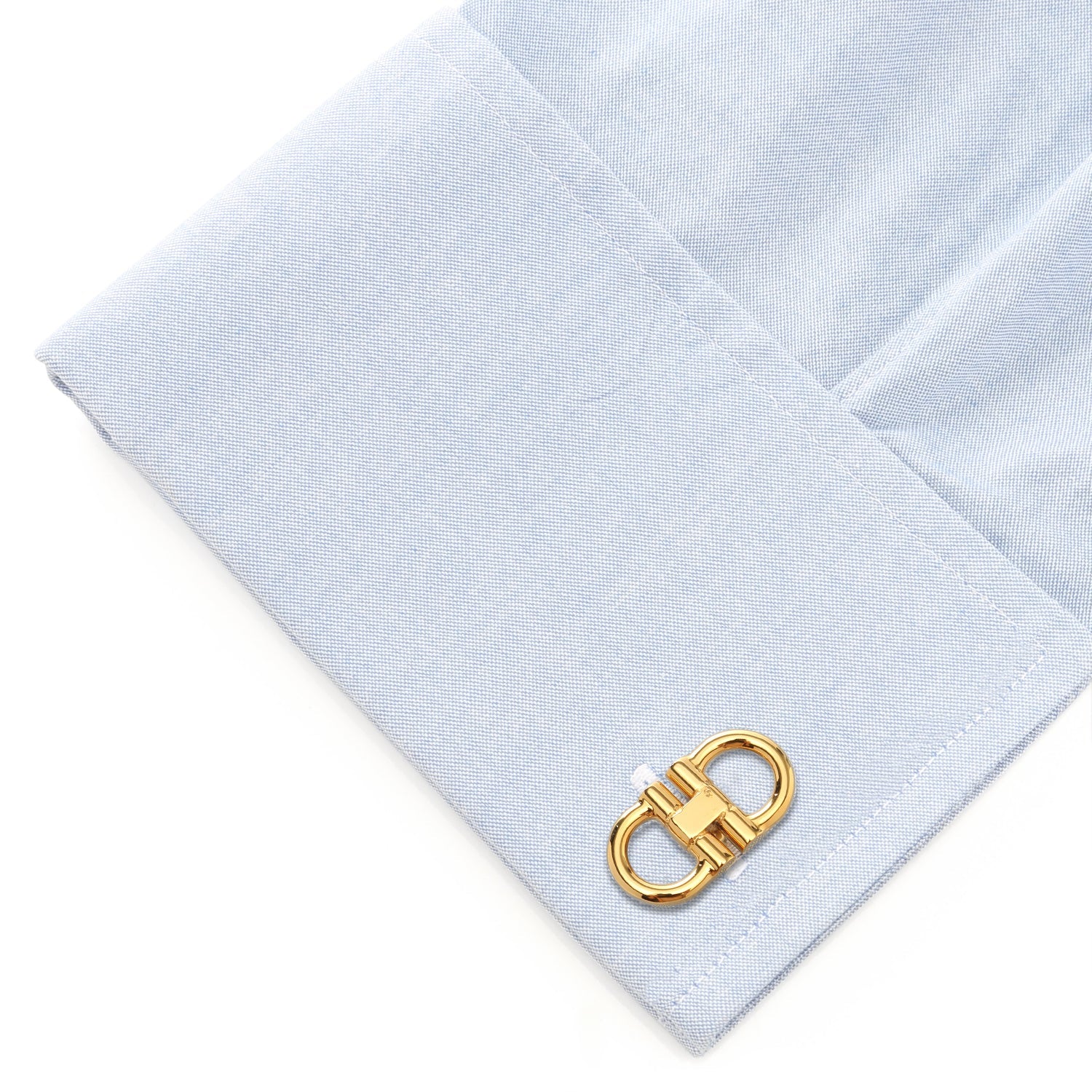  Cufflinks Horse Bit Gold Stainless Steel 5-Stud Set - Default Title - Bonton