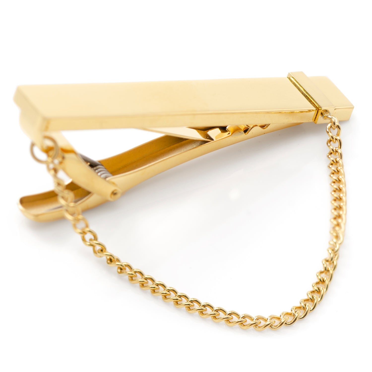  Cufflinks Stainless Steel Gold Chain Tie Clip - Default Title - Bonton