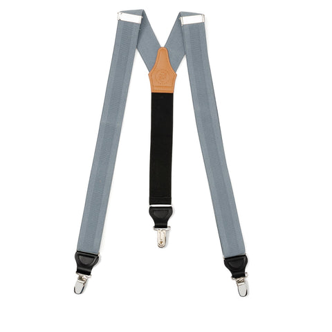 Gray Convertible Suspenders
