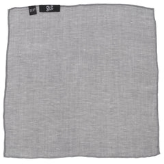 Gray Linen Pocket Square