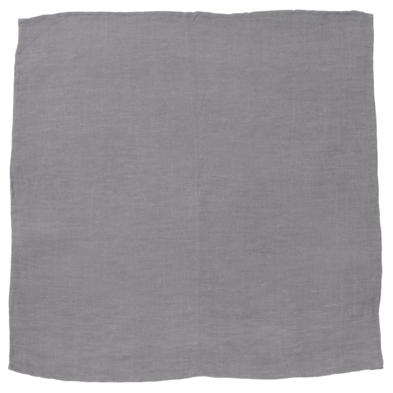  Cufflinks Gray Linen Pocket Square - Default Title - Bonton