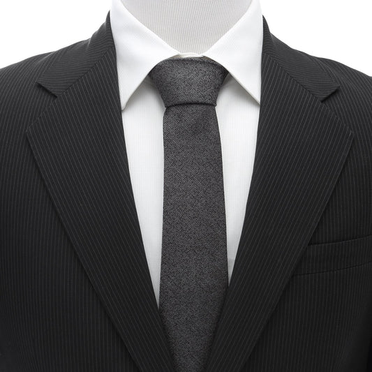 Heathered Gray Wool Men's Tie