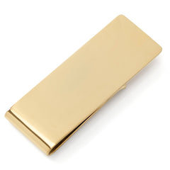 Stainless Steel Gold Engravable Money Clip