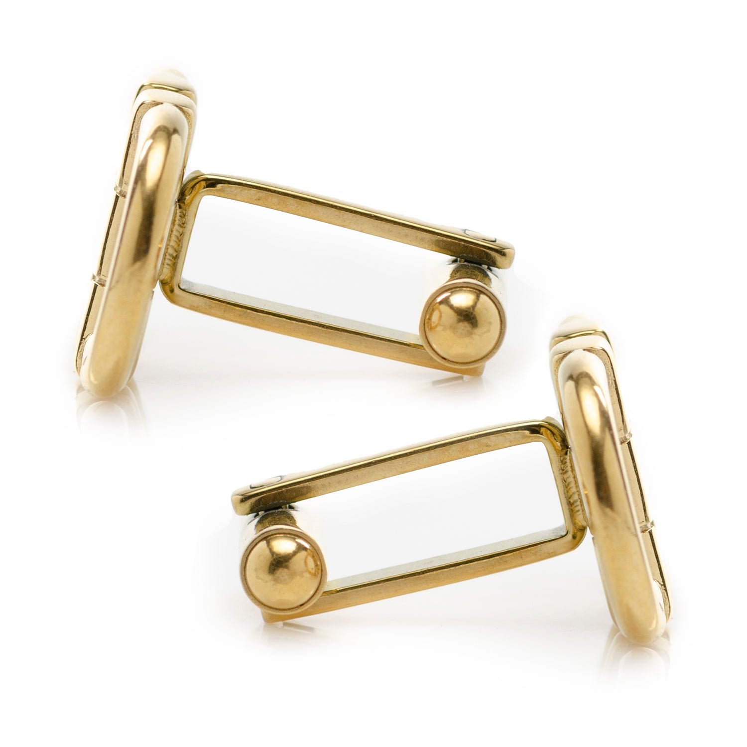  Cufflinks Horse Bit Gold Stainless Steel Cufflinks - Default Title - Bonton