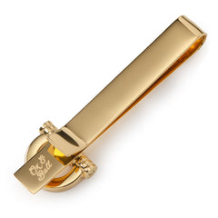 Horse Bit Gold Stainless Steel Tie Bar