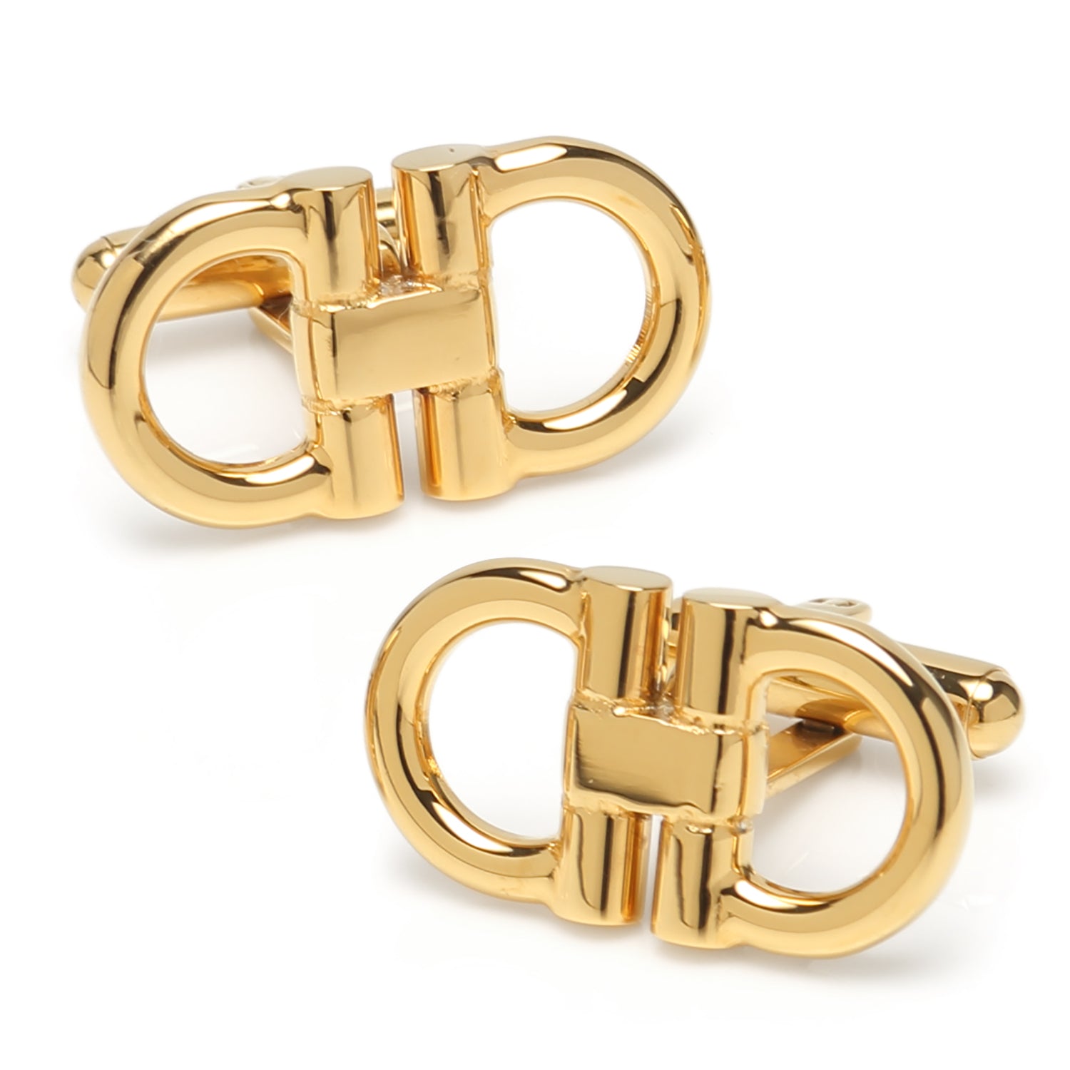  Cufflinks Horse Bit Gold Stainless Steel Cufflinks - Default Title - Bonton