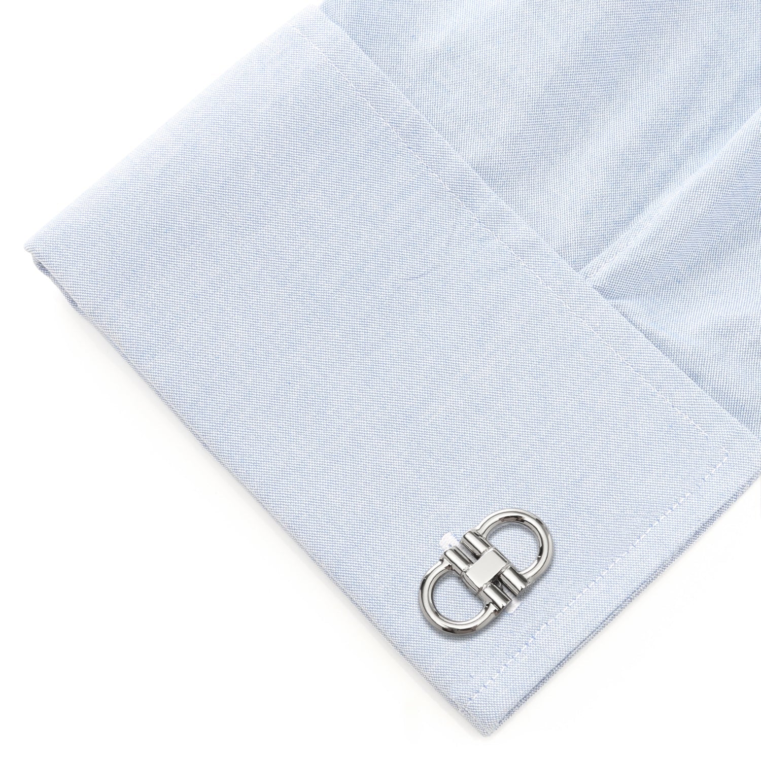  Cufflinks Horse Bit Stainless Steel 5-Stud Set - Default Title - Bonton