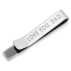 "Love You, Dad" Hidden Message Tie Bar