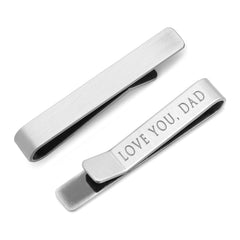 "Love You, Dad" Hidden Message Tie Bar