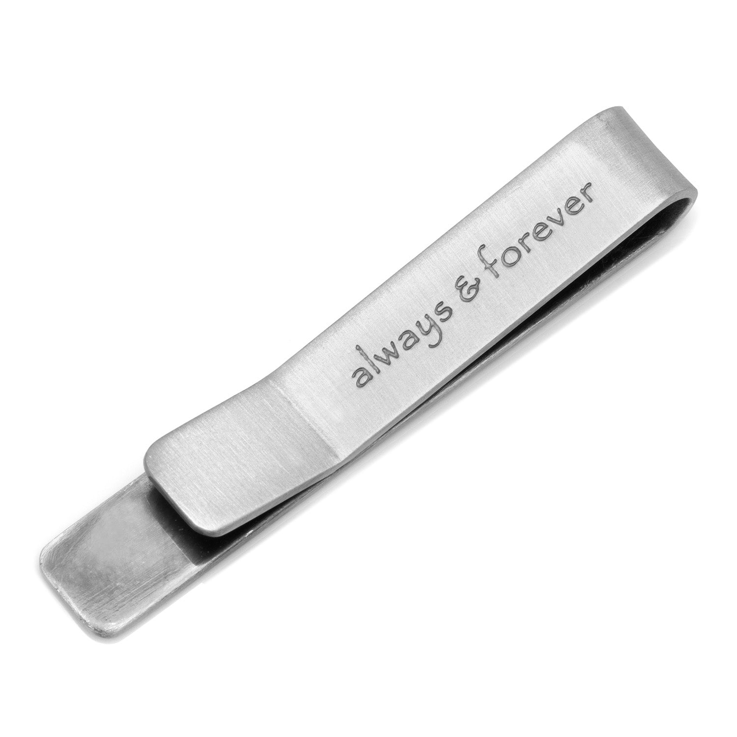  Cufflinks Always and Forever Hidden Message Tie Bar - Default Title - Bonton