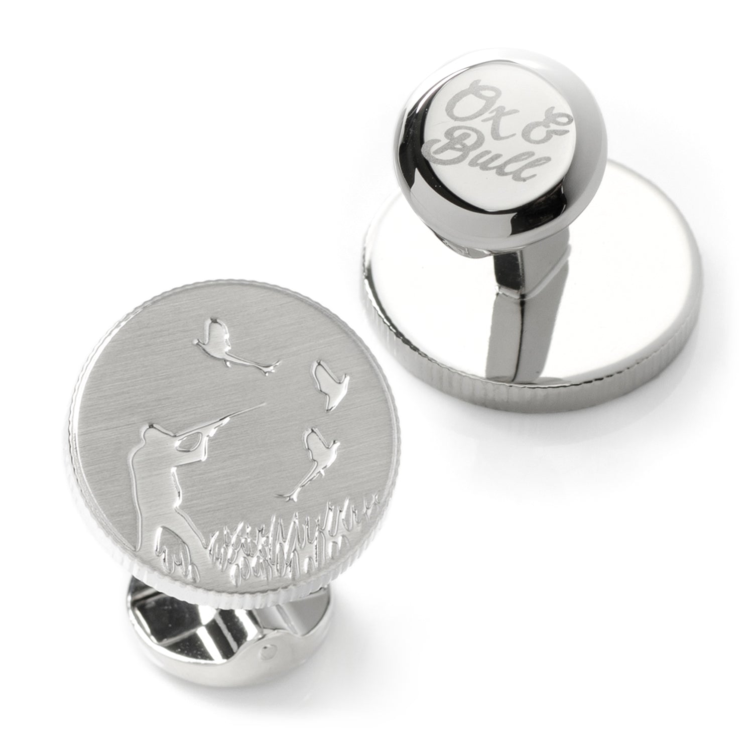  Cufflinks Hunter Silver Cufflinks - Default Title - Bonton