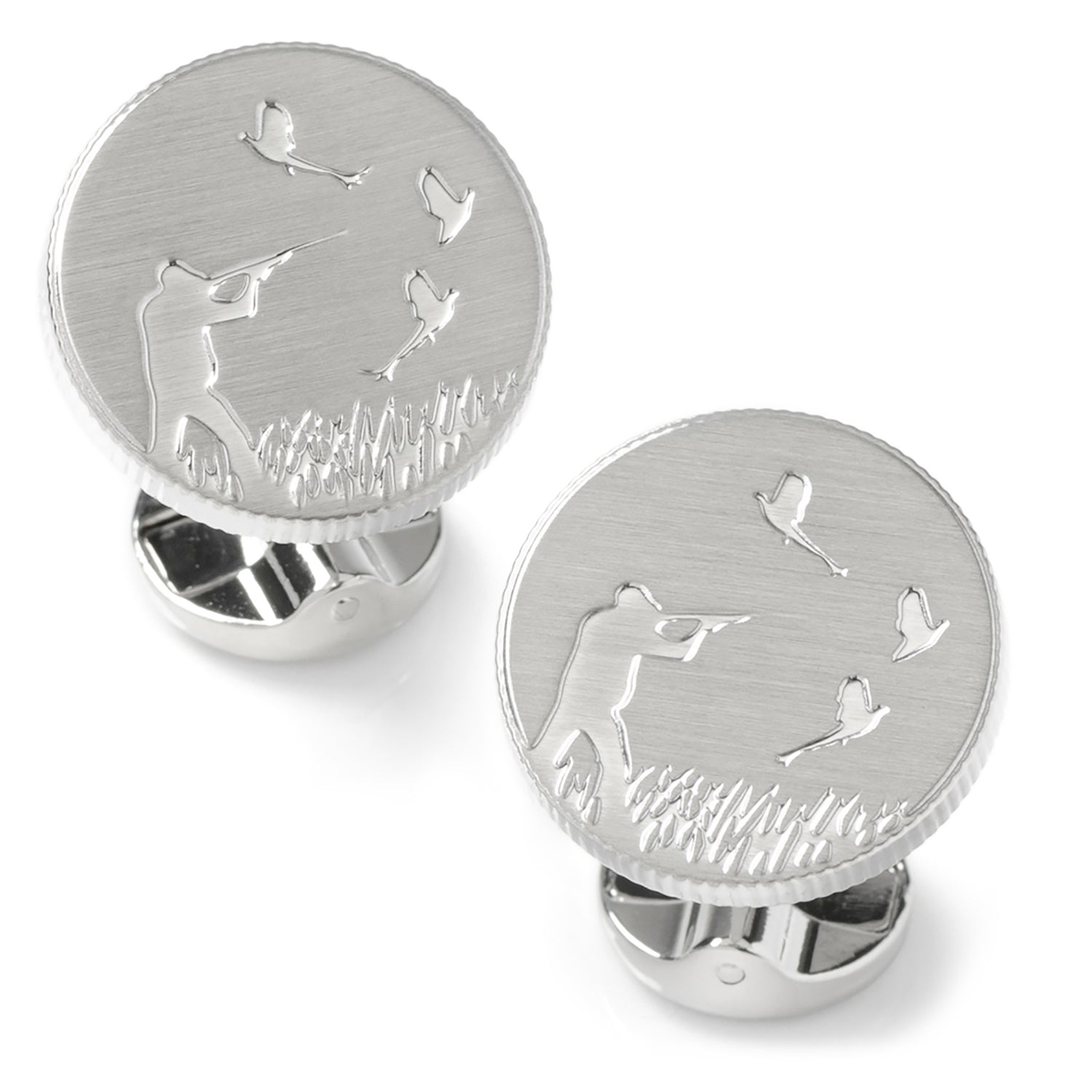  Cufflinks Hunter Silver Cufflinks - Default Title - Bonton