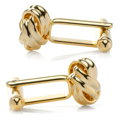 Gold Knot Cufflinks