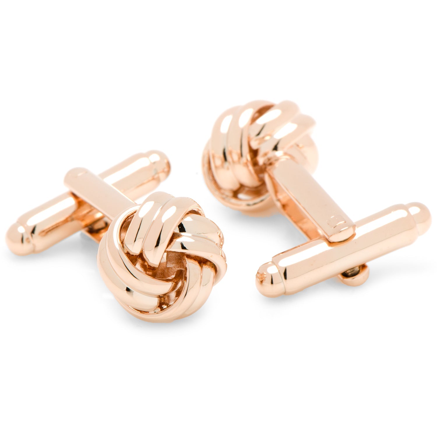  Cufflinks Rose Gold Knot Cufflinks - Default Title - Bonton