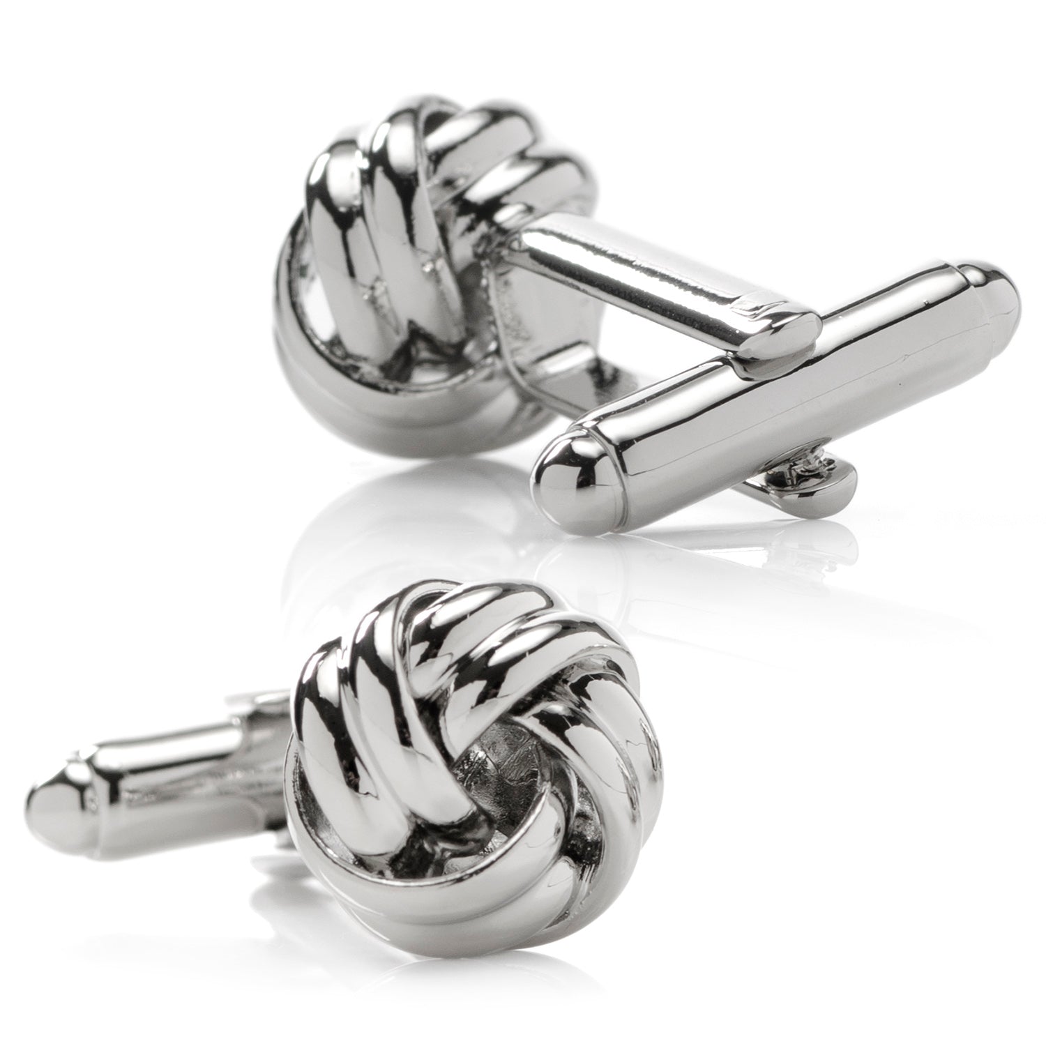  Cufflinks Silver Knot Cufflinks - Default Title - Bonton