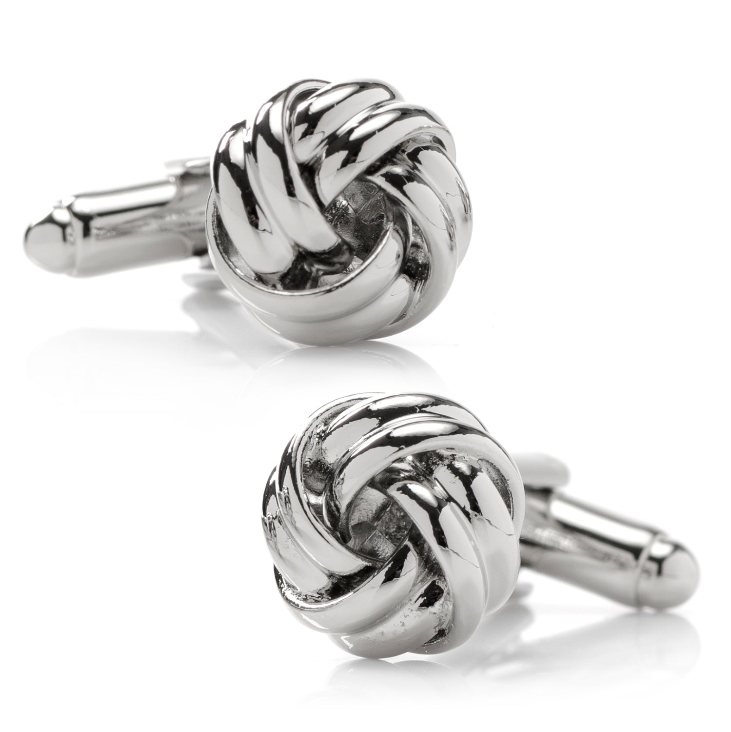  Cufflinks Silver Knot Cufflinks - Default Title - Bonton