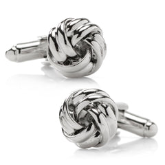 Silver Knot Cufflinks