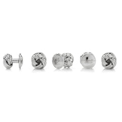 Silver Knot 5-Stud Set