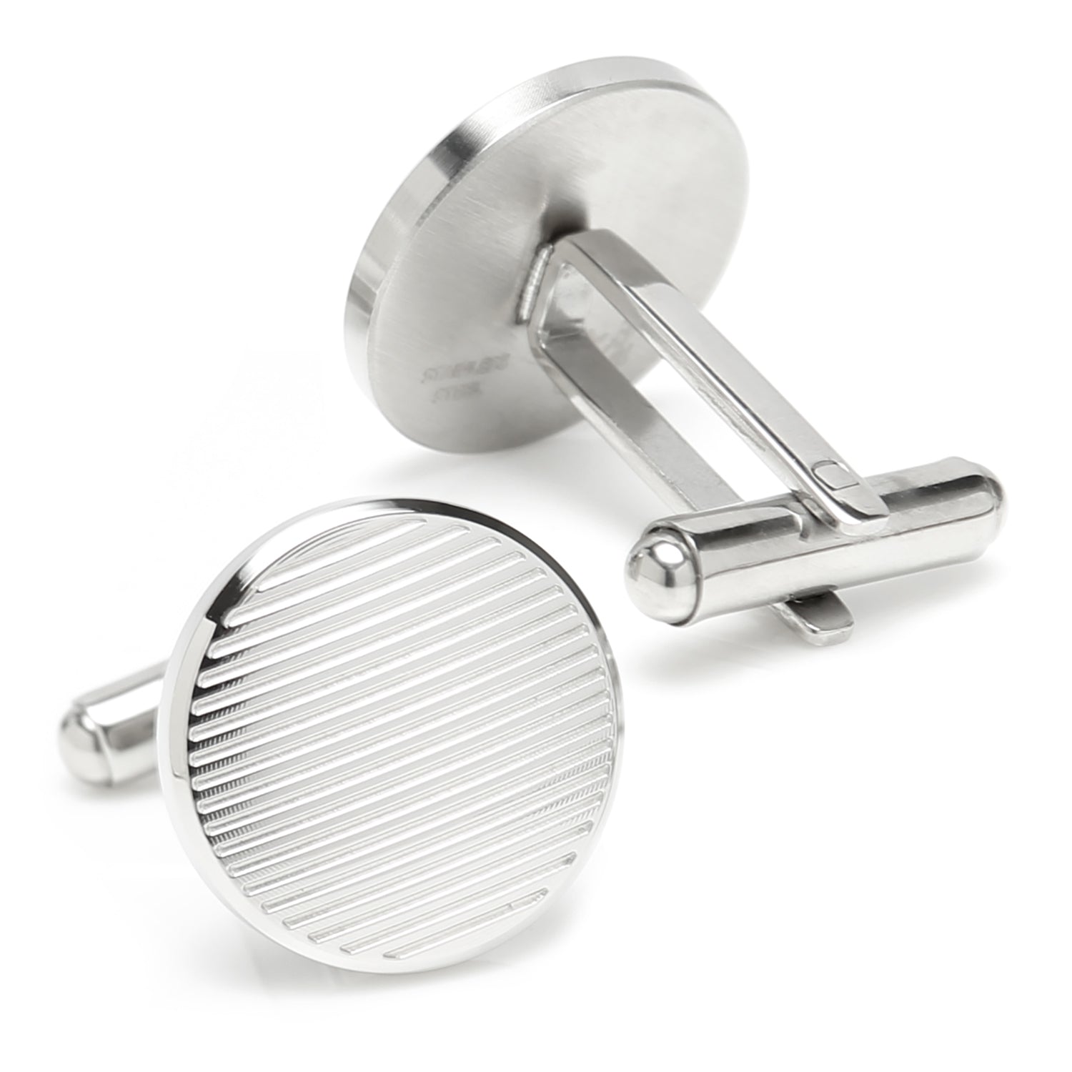  Cufflinks Line Stainless Steel Cufflinks - Default Title - Bonton