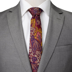 Multi Brown Patterned Men's Tie