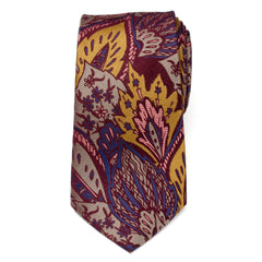 Multi Brown Patterned Men's Tie