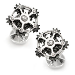 Rotating Gear Cufflinks