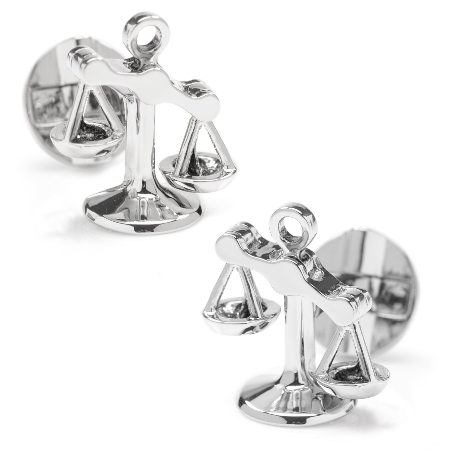  Cufflinks Moving Parts Scales of Justice Cufflinks - Default Title - Bonton