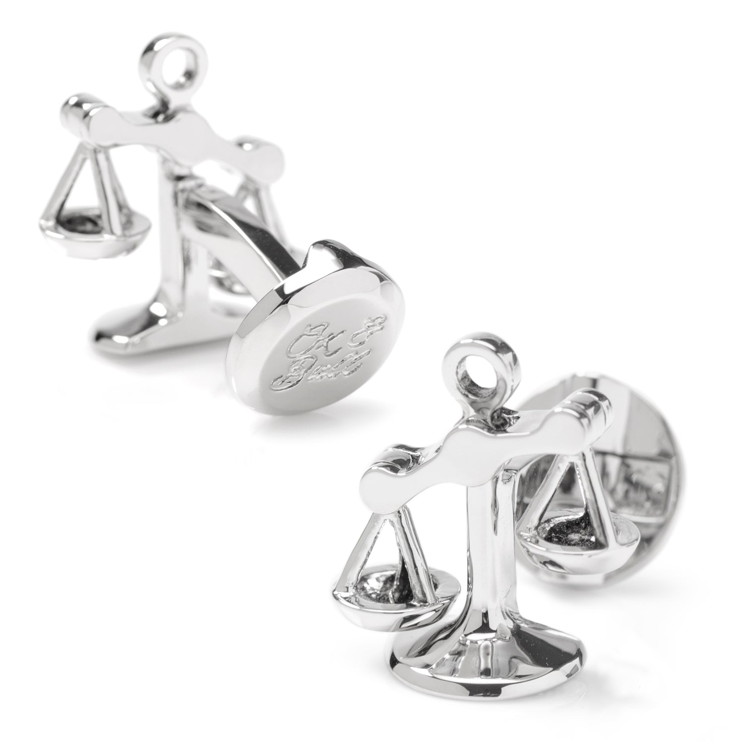  Cufflinks Moving Parts Scales of Justice Cufflinks - Default Title - Bonton