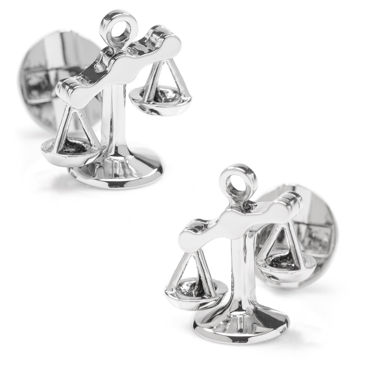  Cufflinks Moving Parts Scales of Justice Cufflinks - Default Title - Bonton