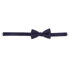 Navy Silk Bow Tie