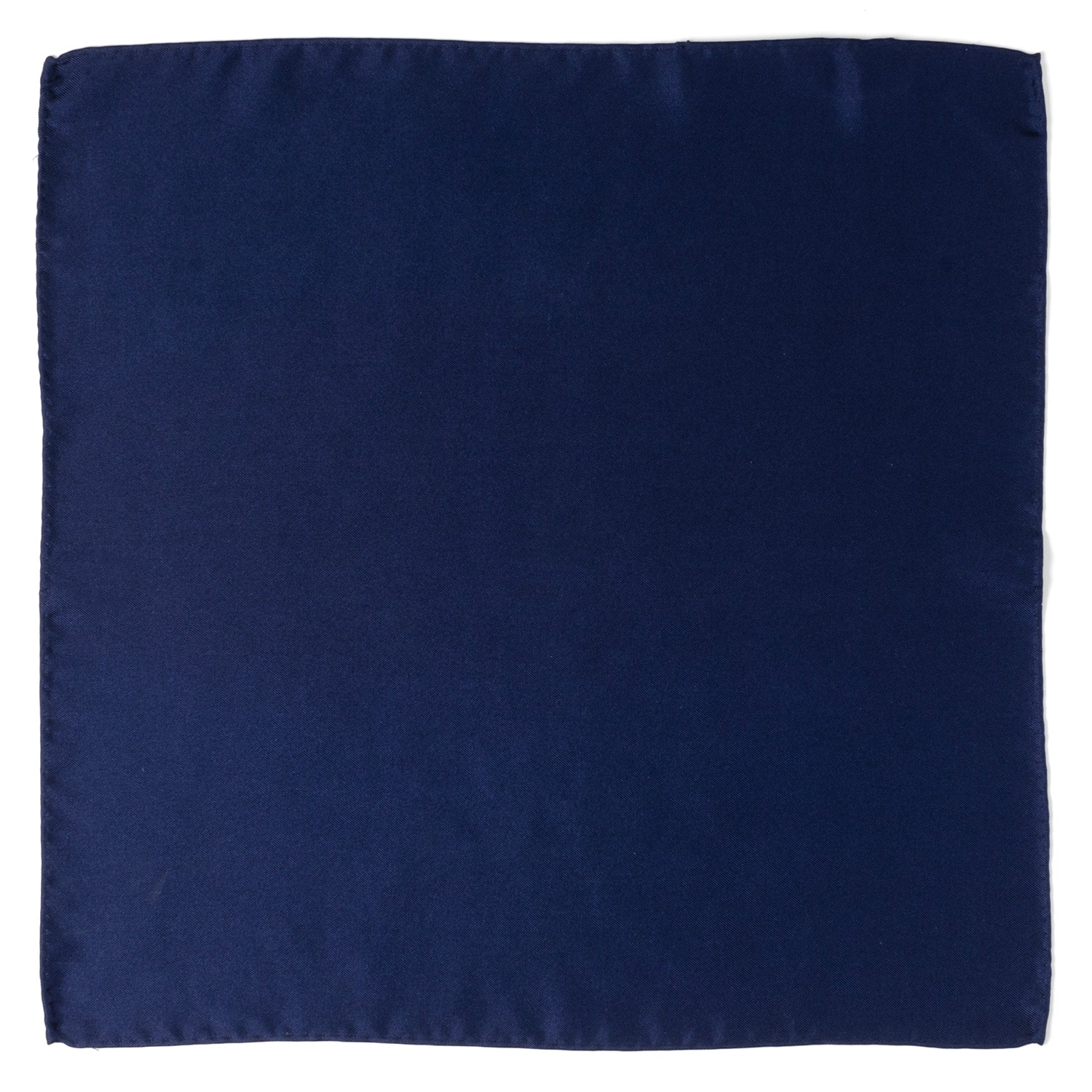  Cufflinks Navy Silk Pocket Square - Default Title - Bonton