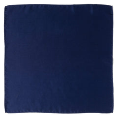 Navy Silk Pocket Square