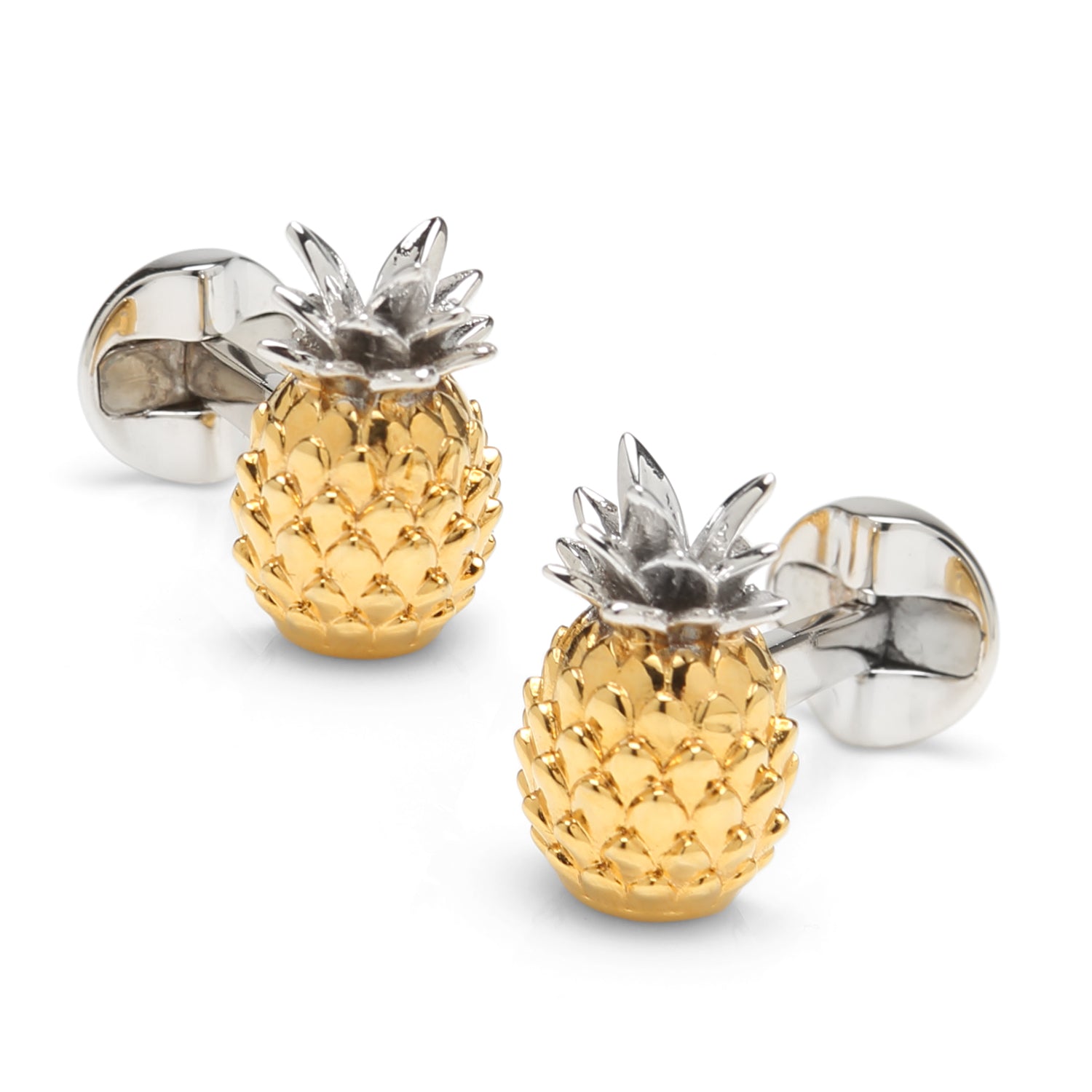  Cufflinks Pineapple 3D Cufflinks - Default Title - Bonton