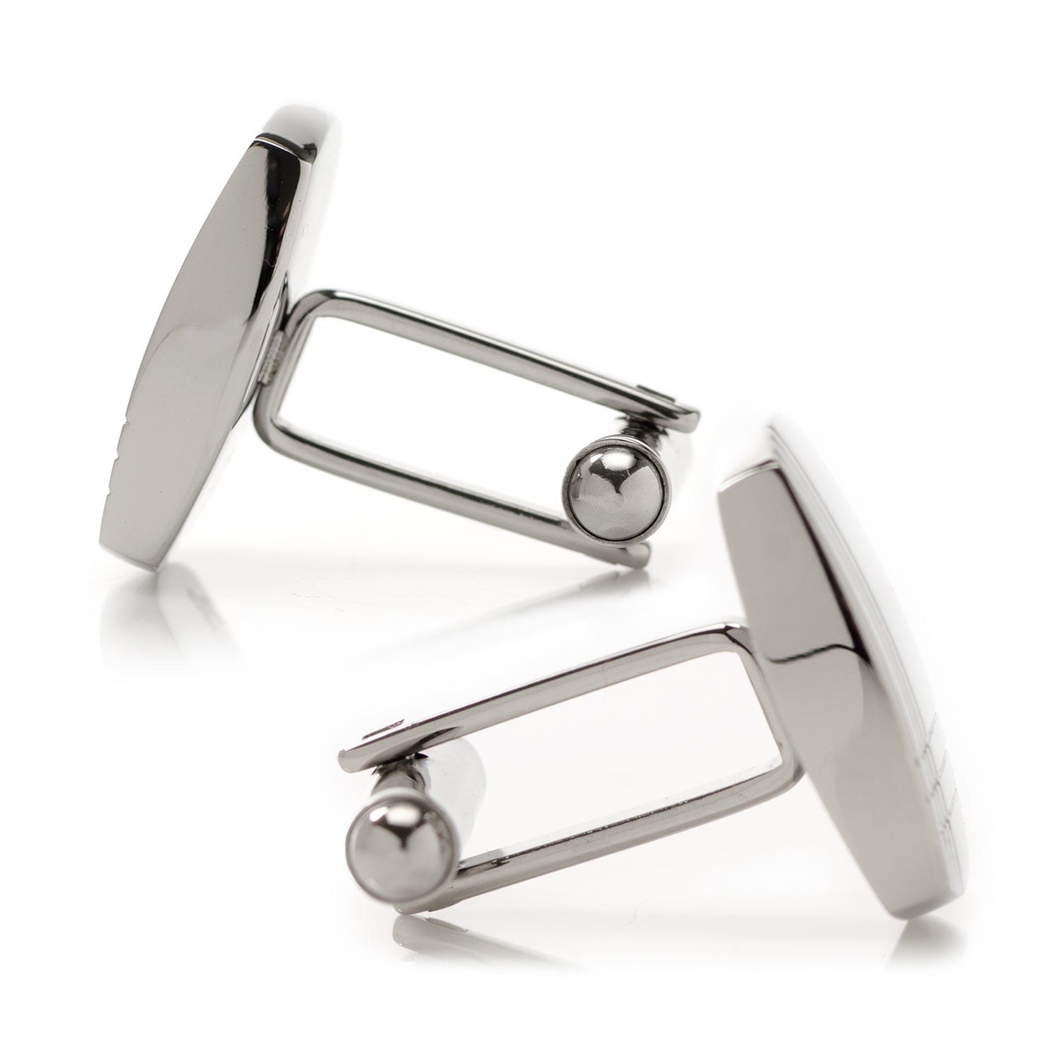  Cufflinks Stainless Steel Tartan Plaid Cufflinks - Default Title - Bonton