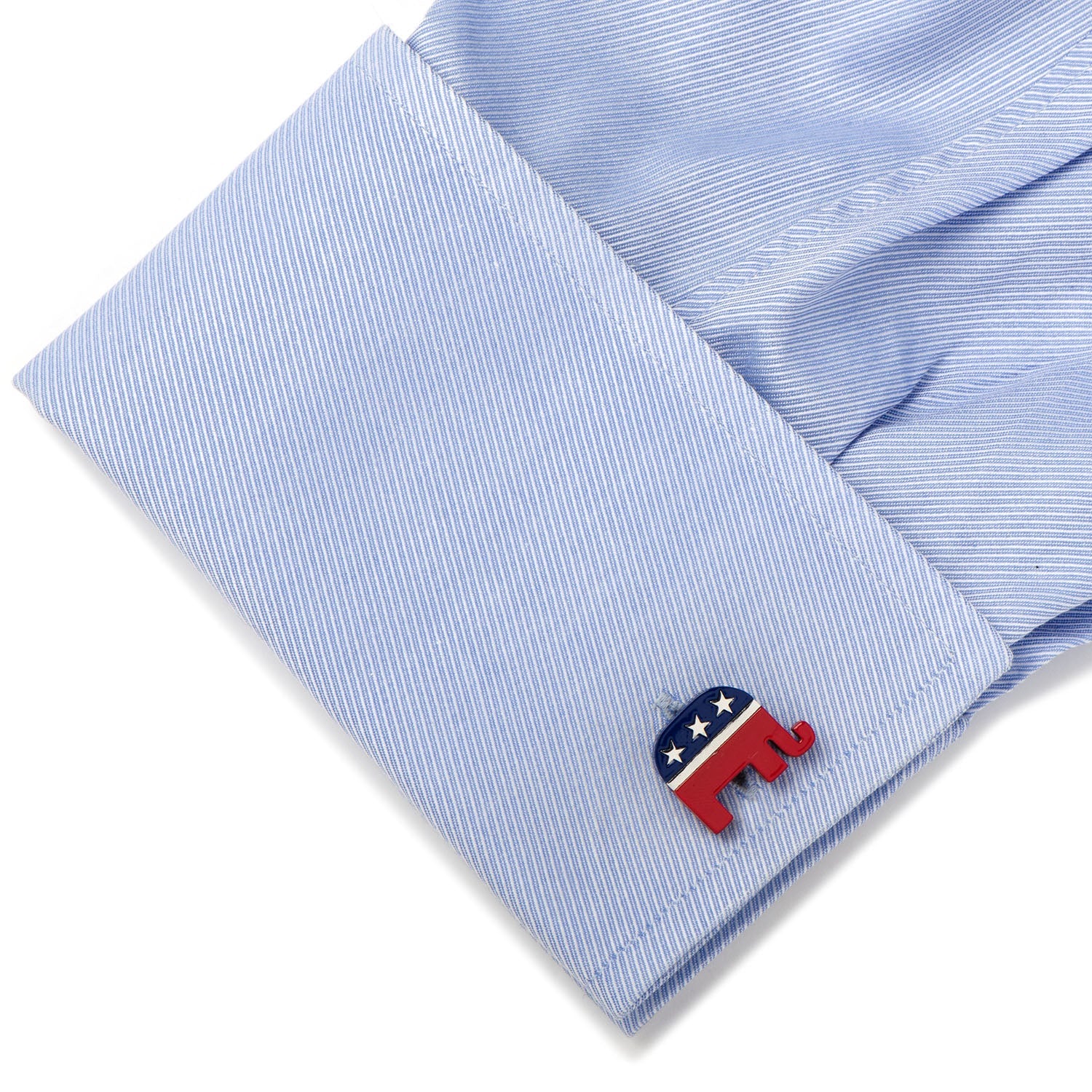  Cufflinks Stainless Steel Republican Elephant Cufflinks - Default Title - Bonton