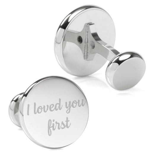 I Loved You First Custom Photo Cufflinks