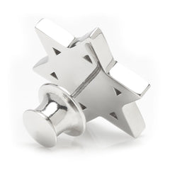 Star of David Stainless Steel Lapel Pin