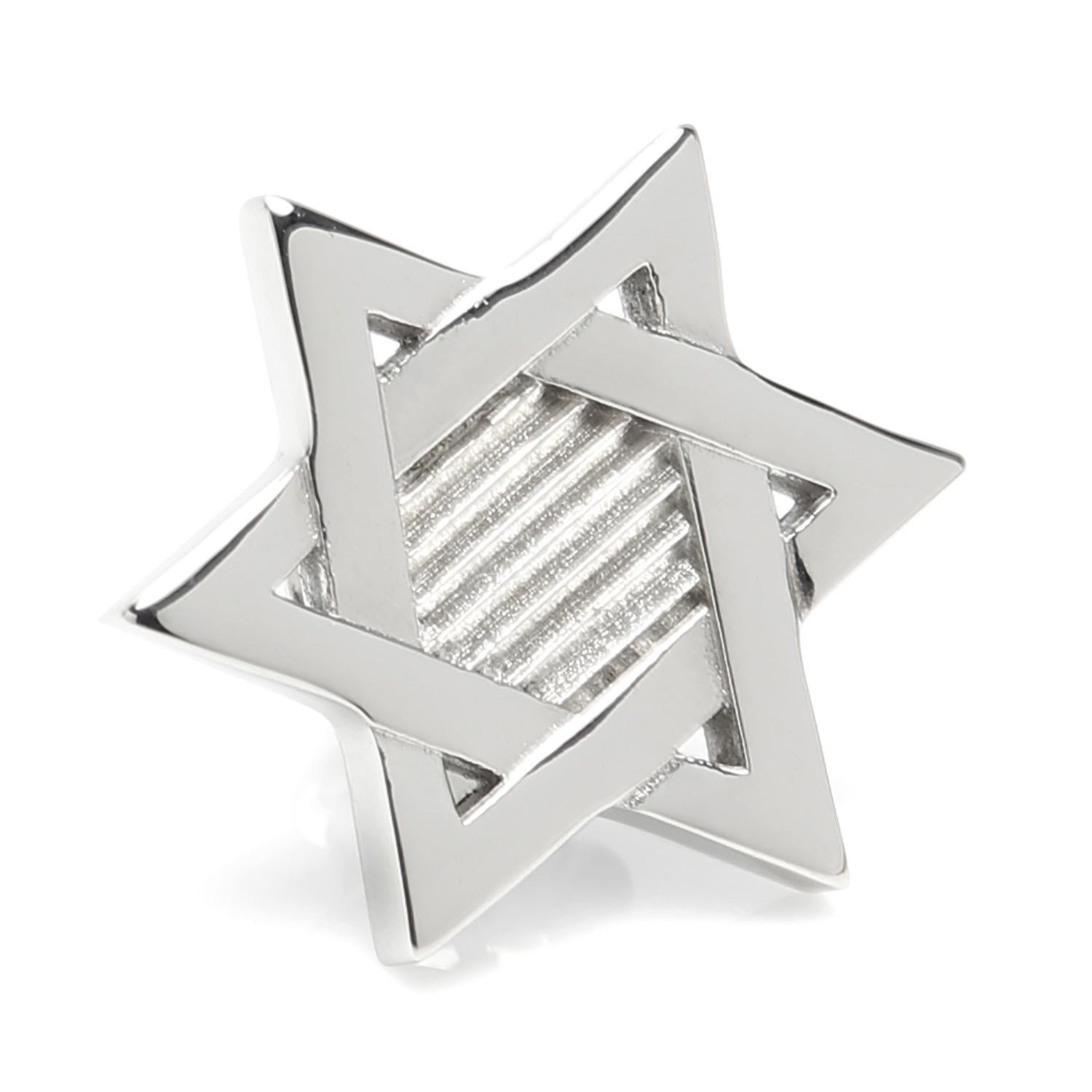  Cufflinks Star of David Stainless Steel Lapel Pin - Default Title - Bonton