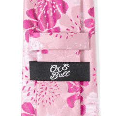 Pink Floral Men's Tie