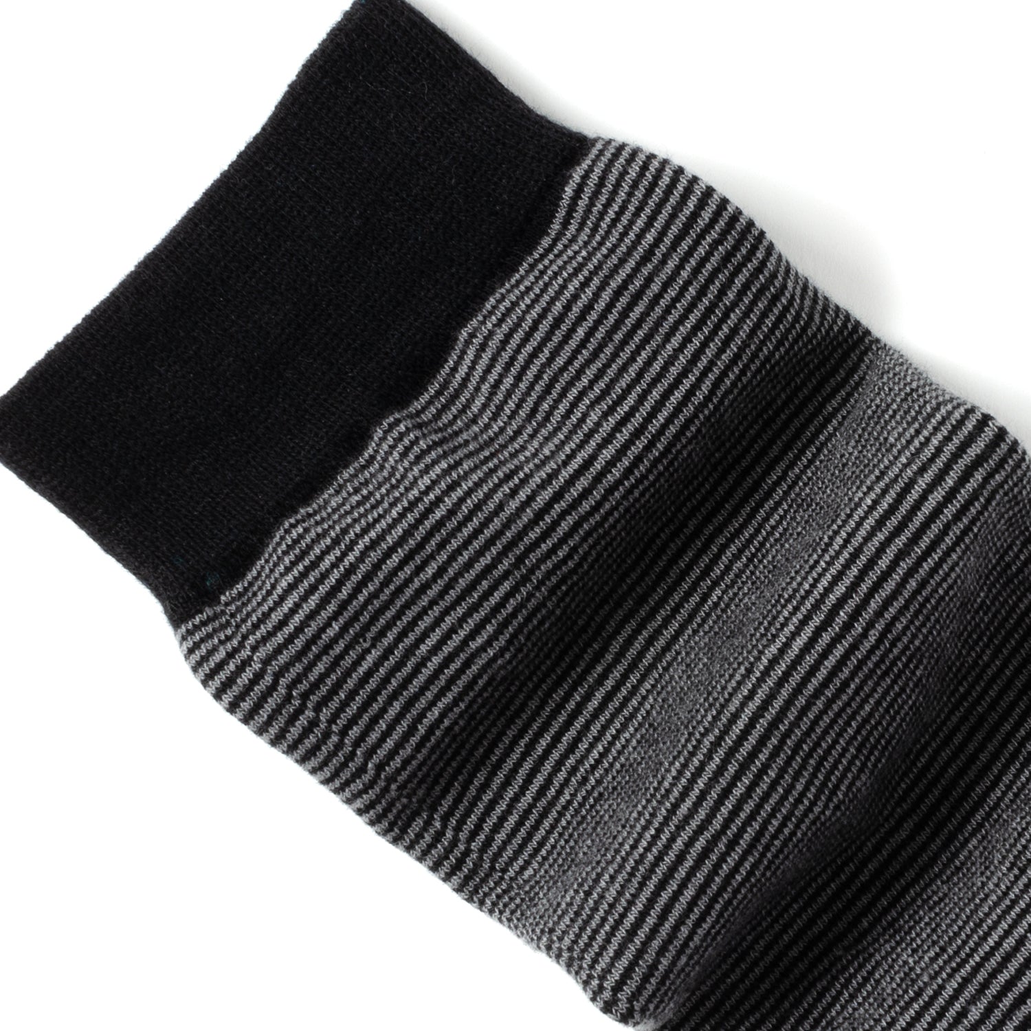  Cufflinks Striped Gray Black Men's Socks - Default Title - Bonton