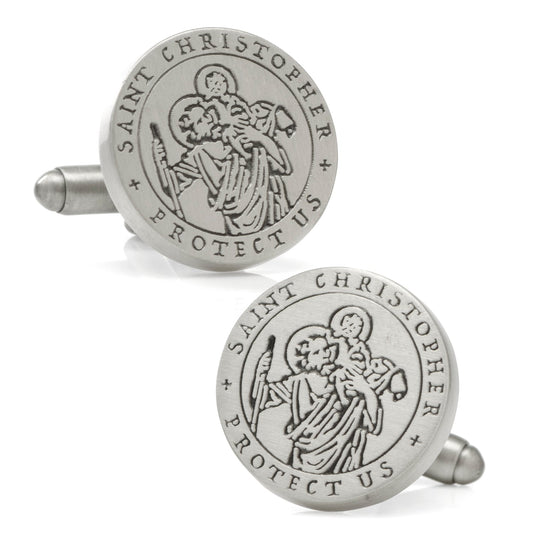 St. Christopher Amulet Cufflinks