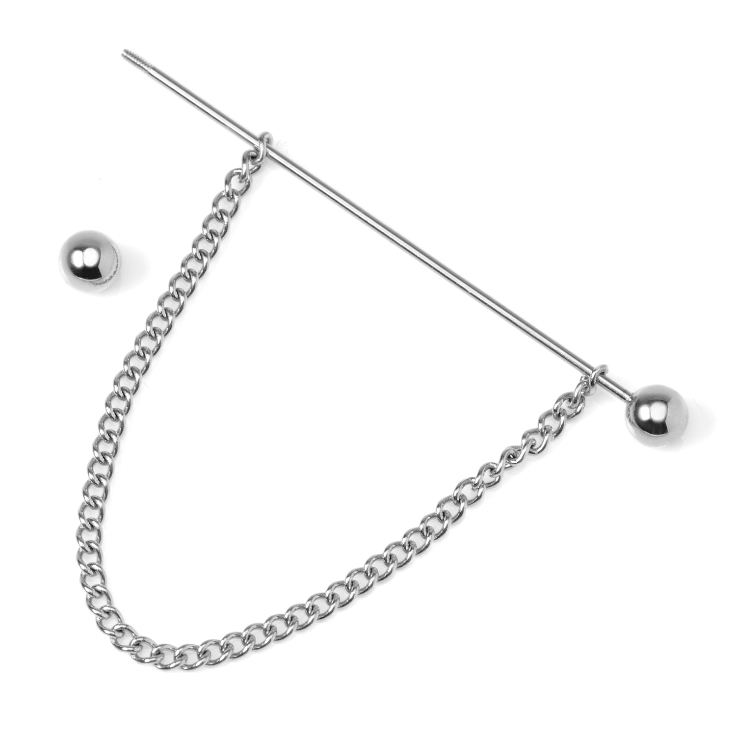  Cufflinks Stainless Steel Chain Collar Bar - Default Title - Bonton