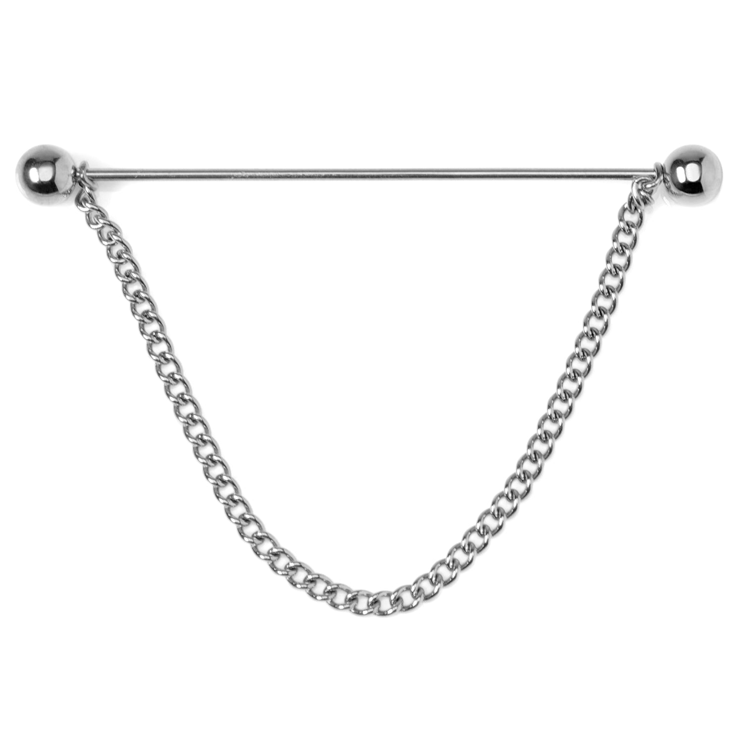  Cufflinks Stainless Steel Chain Collar Bar - Default Title - Bonton