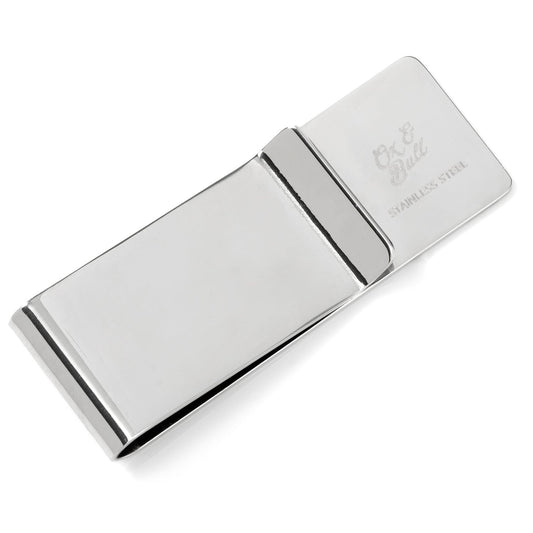 Stainless Steel Engravable Money Clip