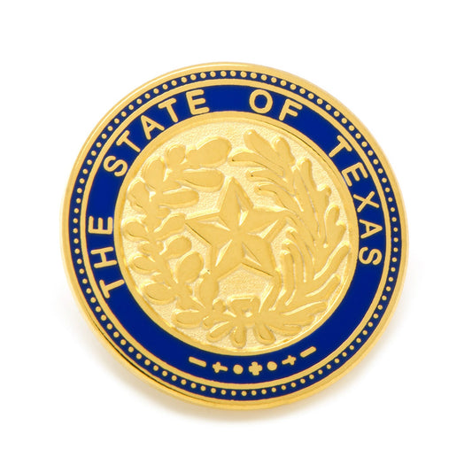 State of Texas Seal Lapel Pin