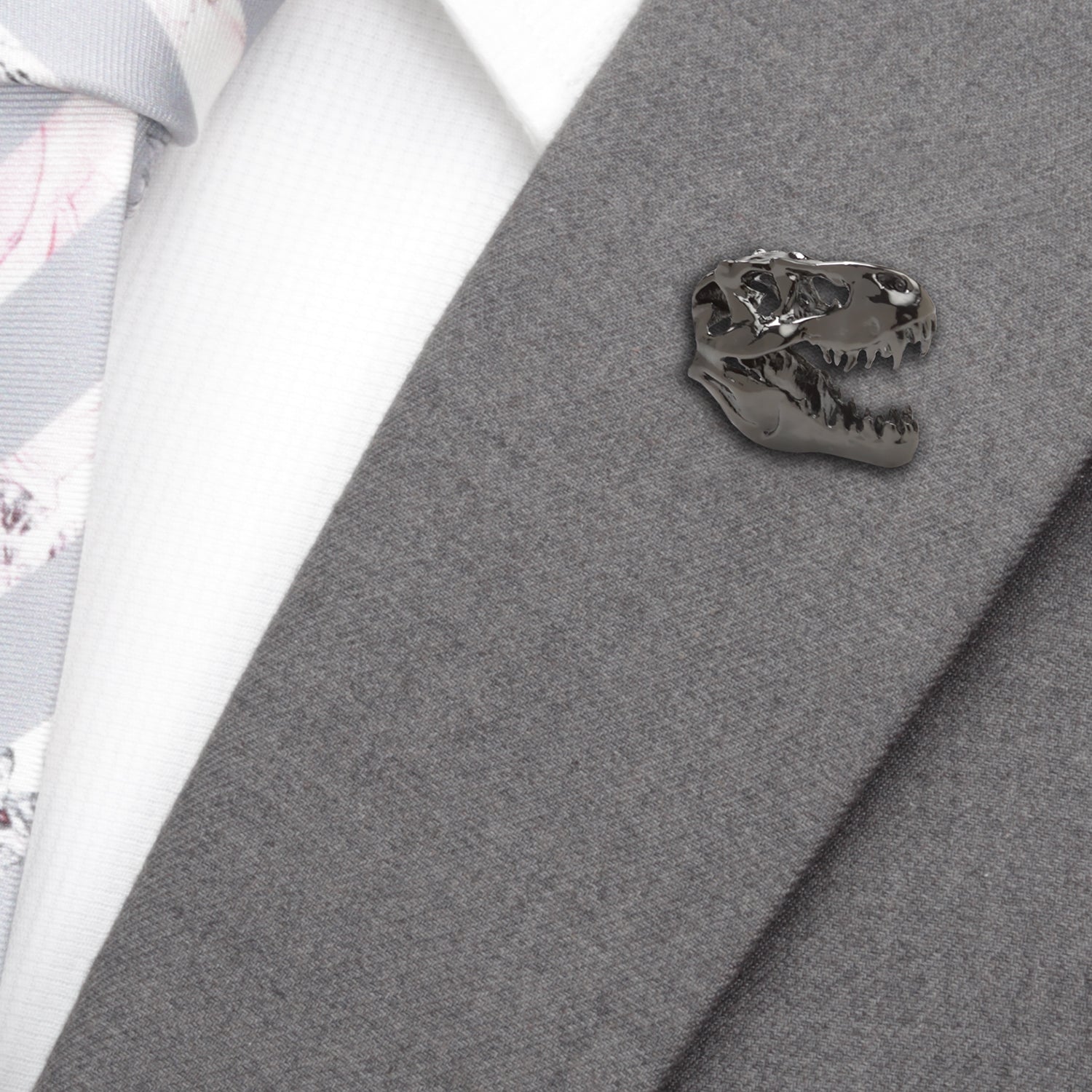  Cufflinks T-Rex 3-D Lapel Pin - Default Title - Bonton