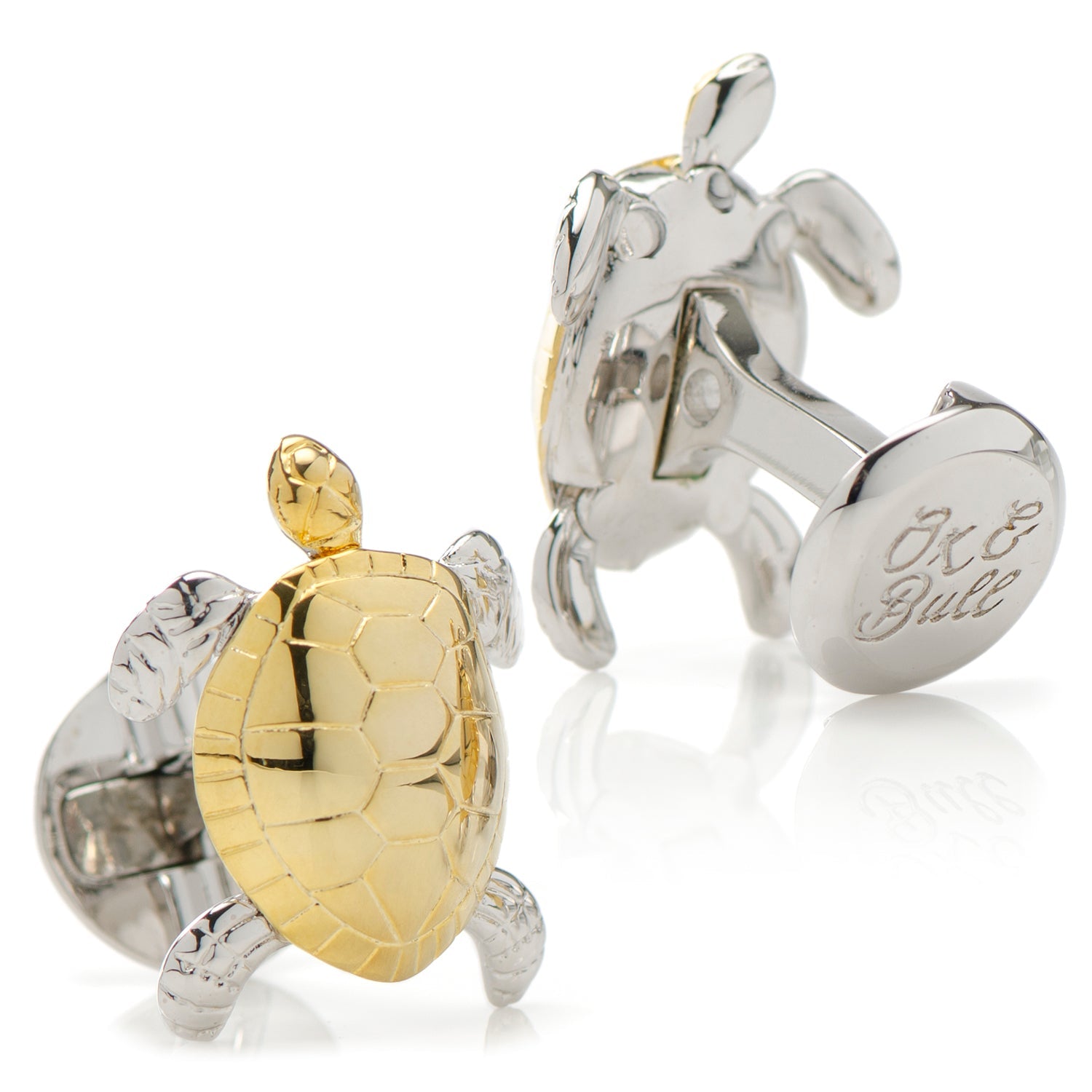  Cufflinks Turtle Movement 3D Cufflinks - Default Title - Bonton