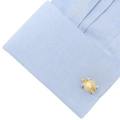 Turtle Movement 3D Cufflinks