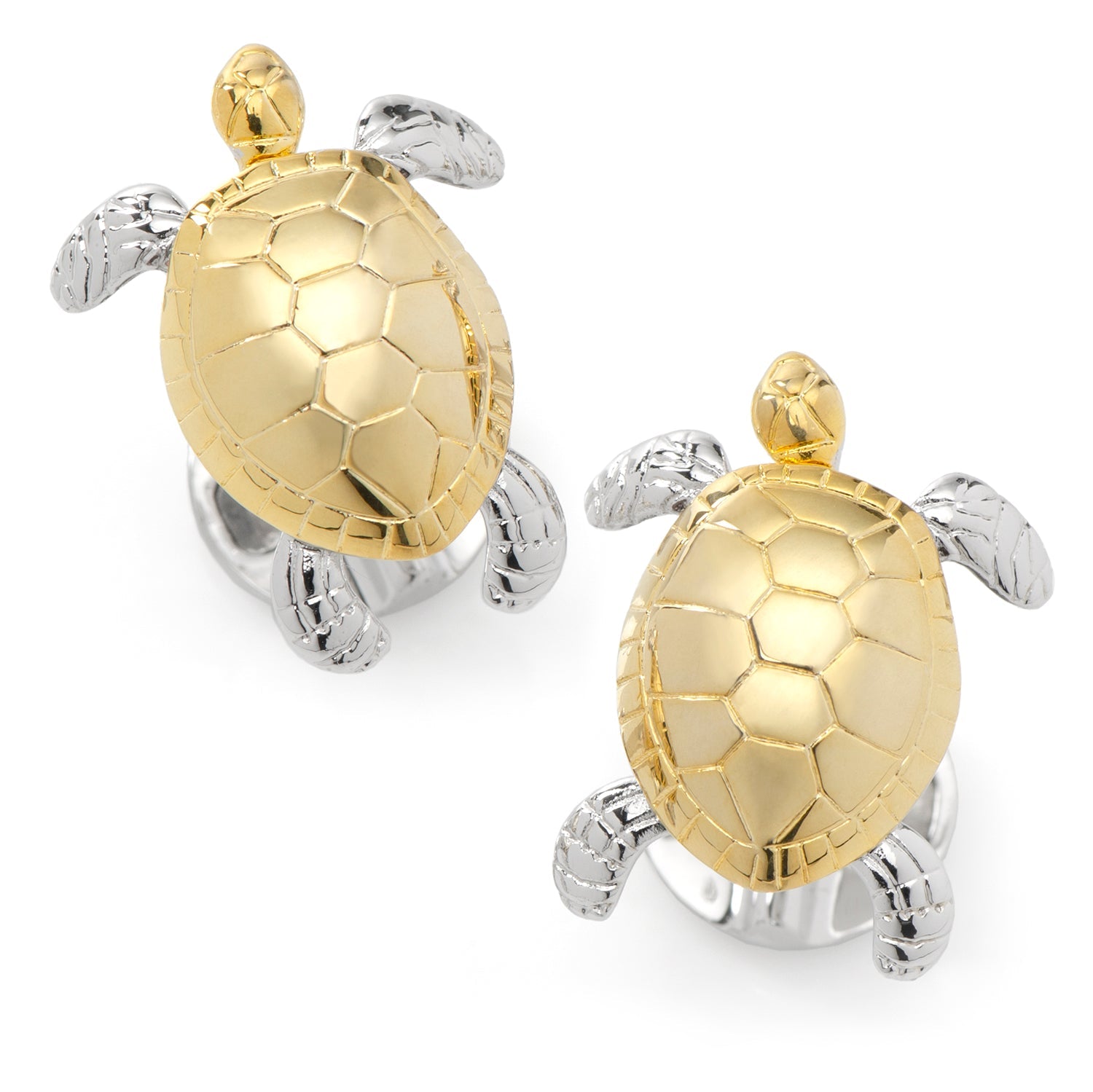  Cufflinks Turtle Movement 3D Cufflinks - Default Title - Bonton