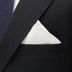 Cream Linen Pocket Square